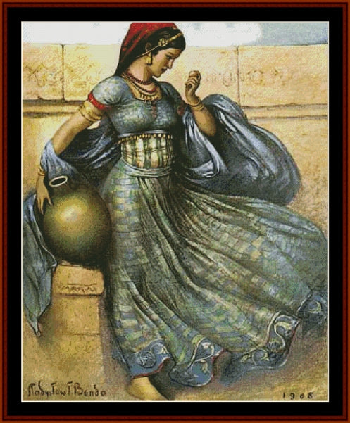 Exotic Dancer - Wladyslaw Theodor Benda pdf cross stitch pattern