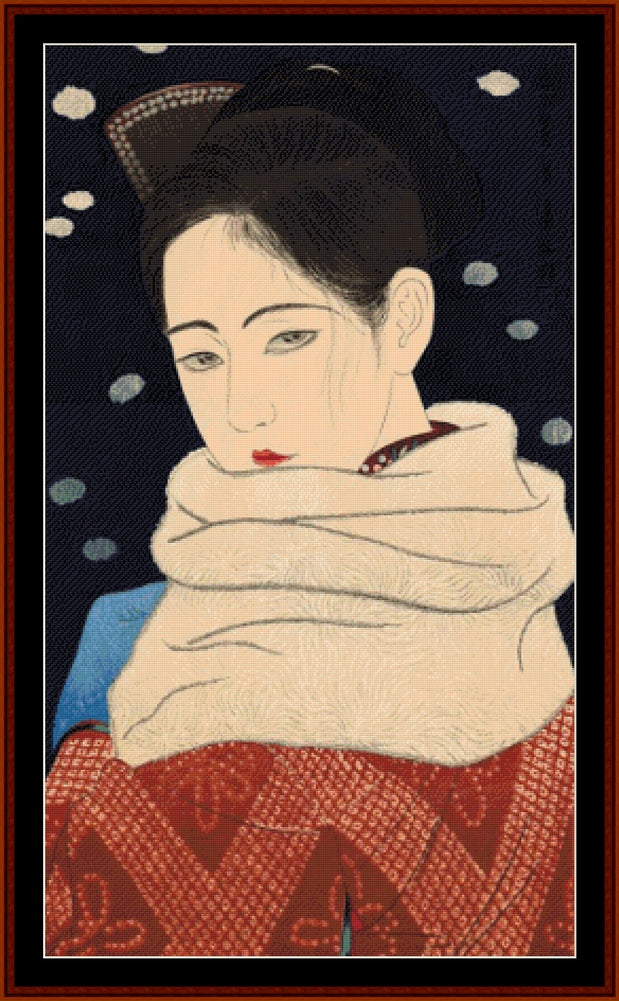 Pupil of the Eye cross stitch pattern