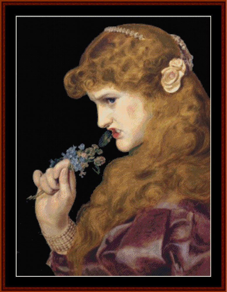 Love’s Shadow - Emma Sandys pdf cross stitch pattern