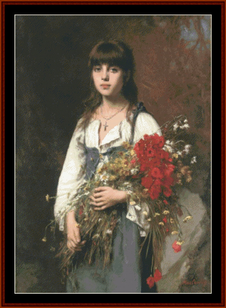 Summertime - Alexei Harlamoff cross stitch pattern