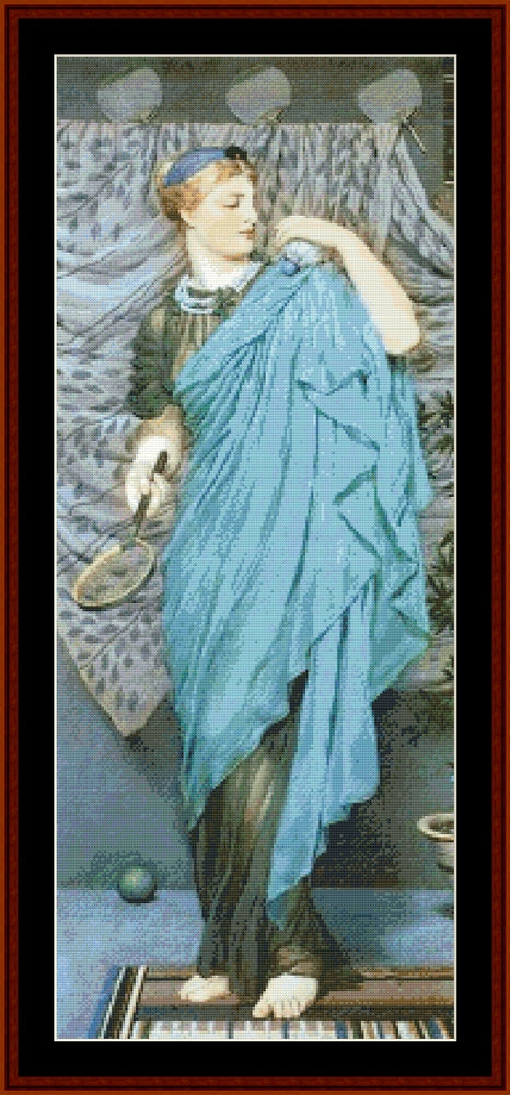 Battledore - A.J. Moore pdf cross stitch pattern