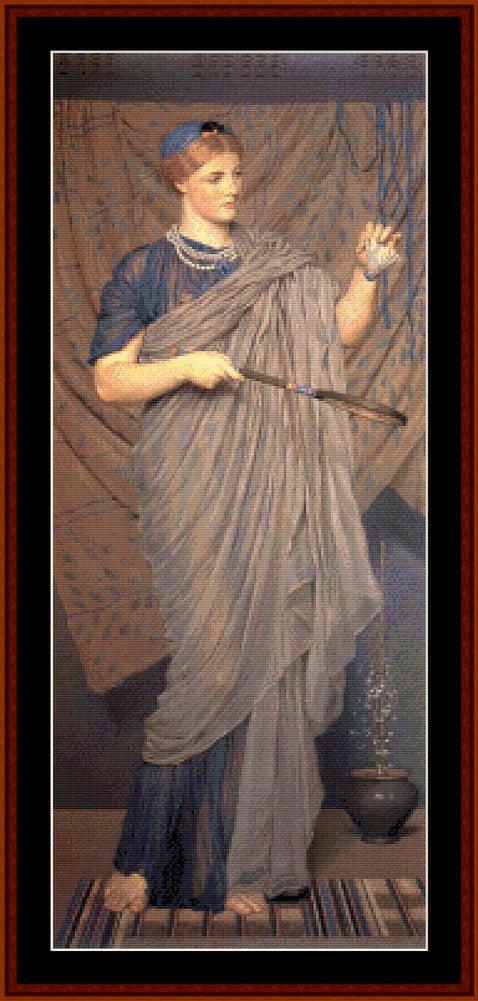 Shuttlecock, 1870 - A.J. Moore pdf cross stitch pattern