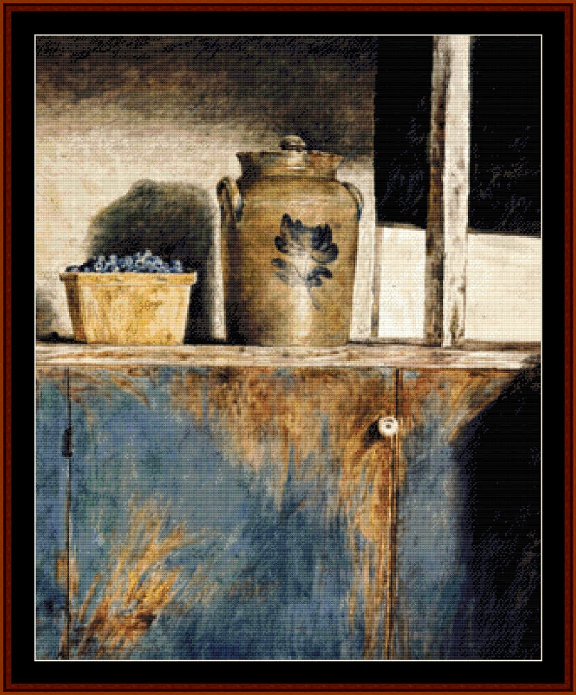 Blues - Americana pdf cross stitch pattern