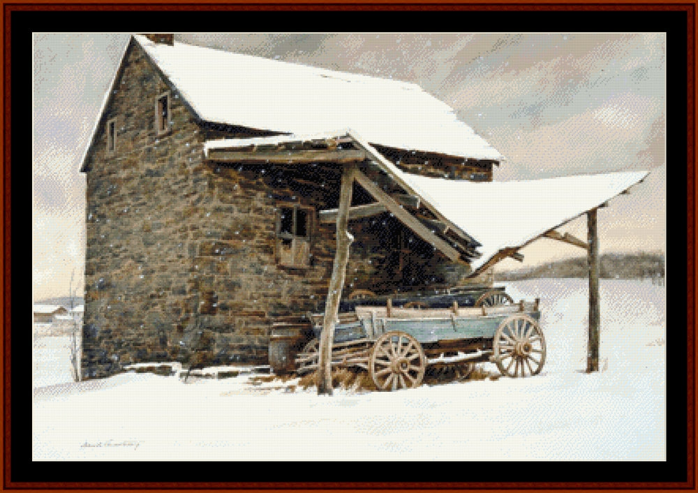 Broken Wing - Americana pdf cross stitch pattern