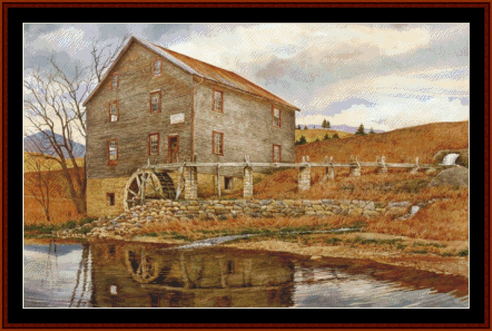 The Mill - Americana pdf cross stitch pattern