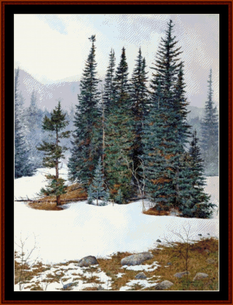 Family - Americana pdf cross stitch pattern