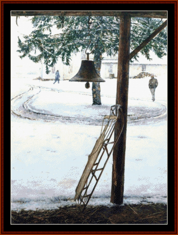 The Flyer - Americana pdf cross stitch pattern