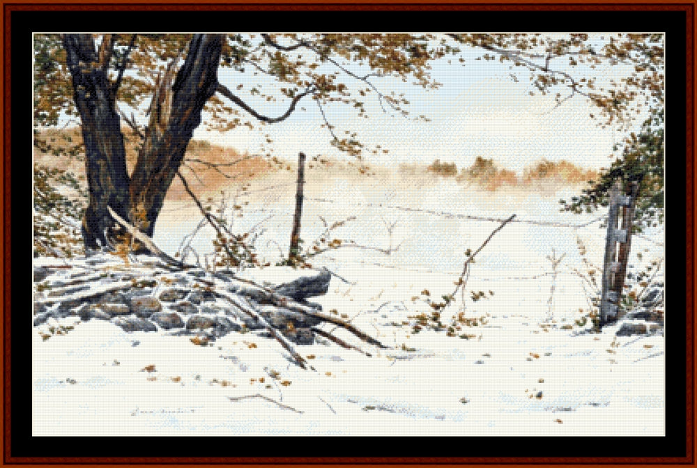 October Paradox - Americana cross stitch pattern