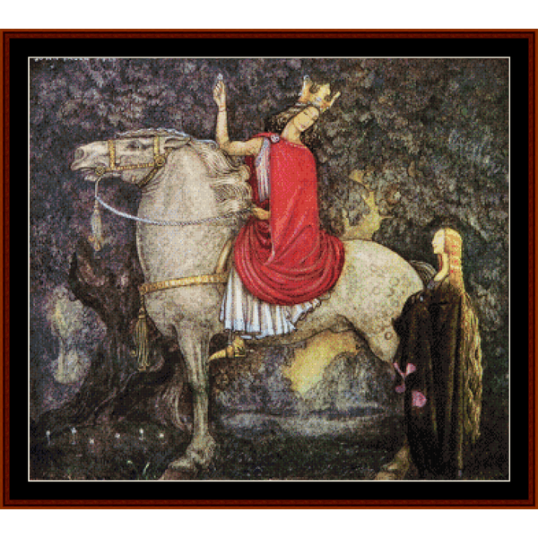 The Ring - John Bauer pdf cross stitch pattern
