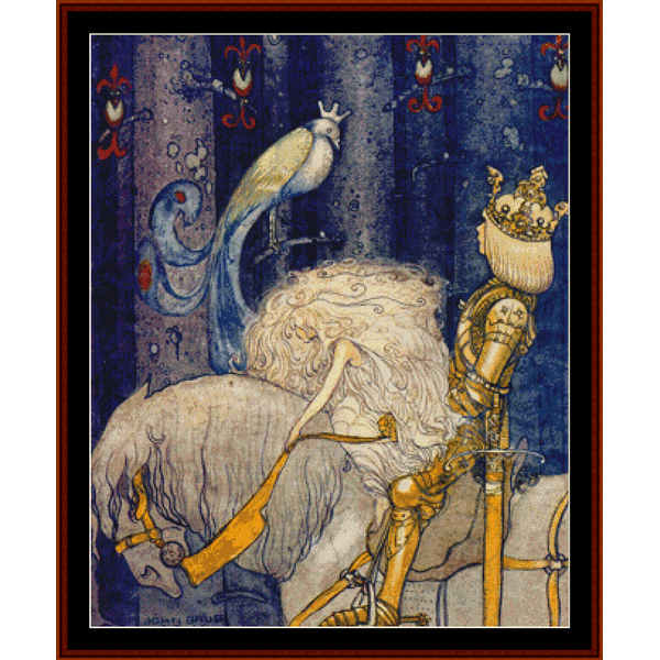 To Fairyland - John Bauer pdf cross stitch pattern