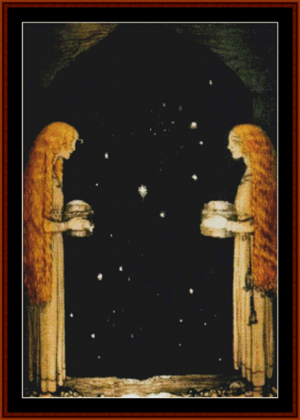 Merry Christmas II – John Bauer pdf cross stitch pattern