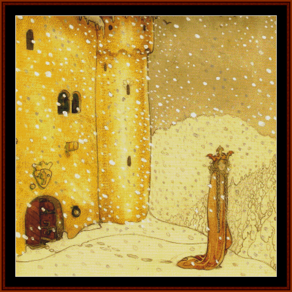 Christmas Snow - Jon Bauer pdf cross stitch pattern