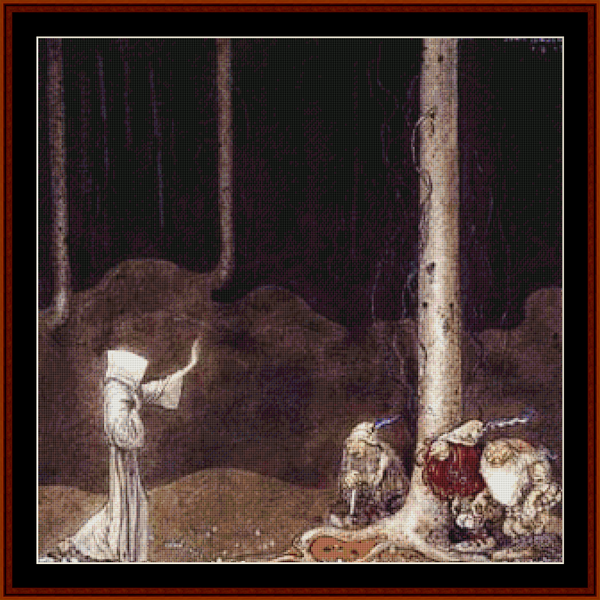 St. Martin and the Three Trolls - Jon Bauer pdf cross stitch pattern