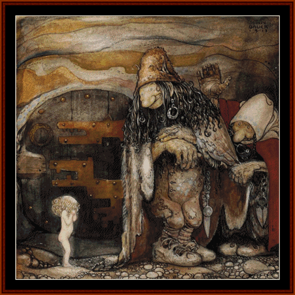 Among Elves and Gnomes - Jon Bauer pdf cross stitch pattern