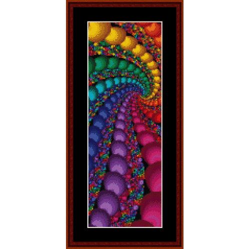 Fractal 106 Bookmark cross stitch pattern