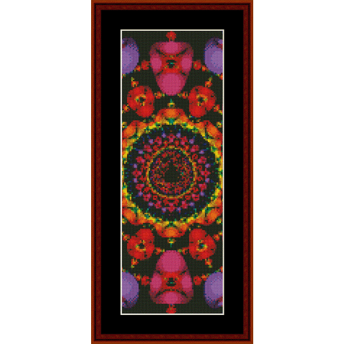 Fractal 117 Bookmark cross stitch pattern