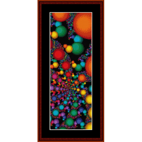 Fractal 135 Bookmark cross stitch pattern