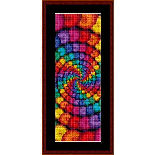 Fractal 141 Bookmark cross stitch pattern