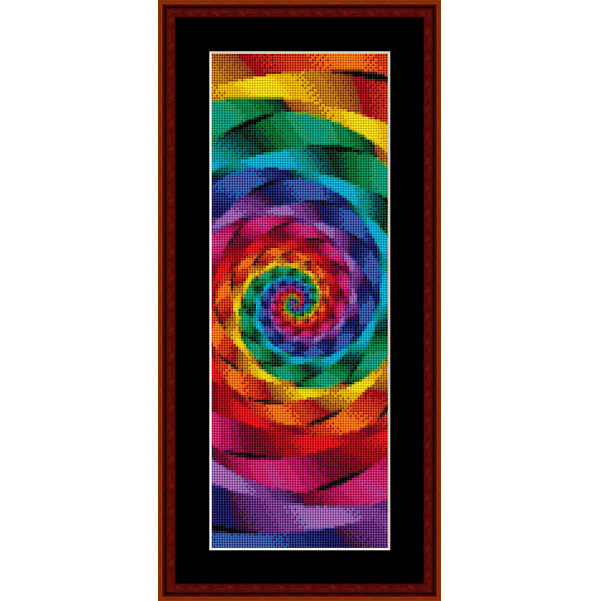 Fractal 149 Bookmark cross stitch pattern