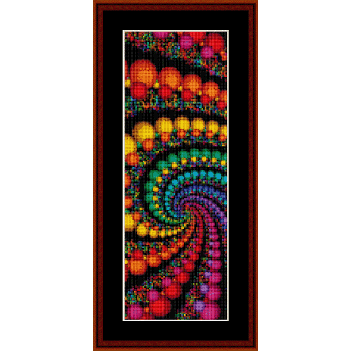 Fractal 156 Bookmark cross stitch pattern