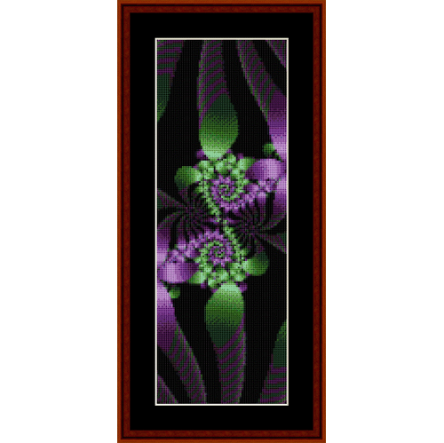 Fractal 161 Bookmark cross stitch pattern