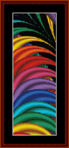 Fractal 204 Bookmark cross stitch pattern