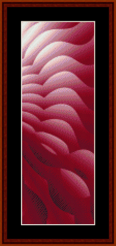 Fractal 242 Bookmark cross stitch pattern