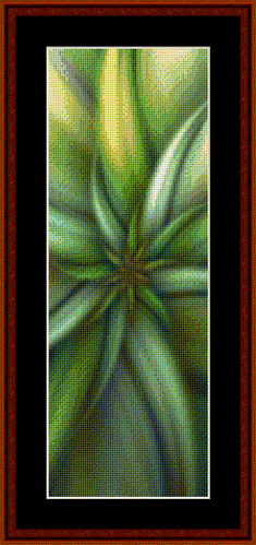 Fractal 284 Bookmark cross stitch pattern