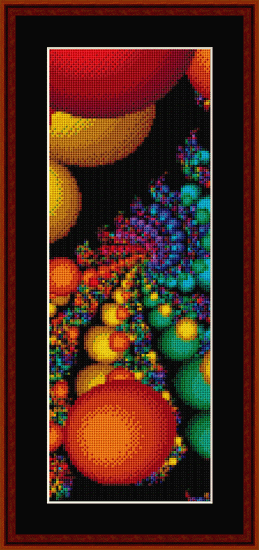Fractal 335 Bookmark cross stitch pattern