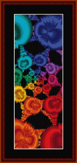 Fractal 339 Bookmark cross stitch pattern