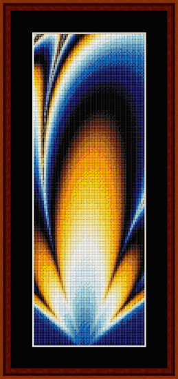 Fractal 342 Bookmark cross stitch pattern