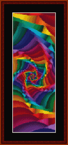 Fractal 362 Bookmark cross stitch pattern