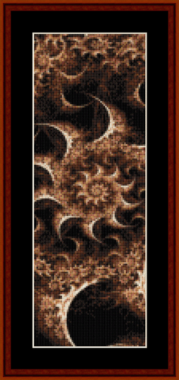 Fractal 373 Bookmark cross stitch pattern