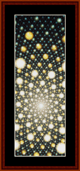 Fractal 393 Bookmark cross stitch pattern