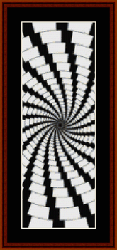 Fractal 408 Bookmark cross stitch pattern