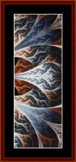 Fractal 446 Bookmark pdf cross stitch pattern