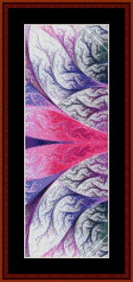 Fractal 488 Bookmark cross stitch pattern