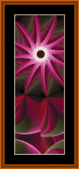 Fractal 498 Bookmark cross stitch pattern