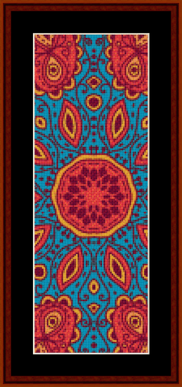 Fractal 502 Bookmark cross stitch pattern
