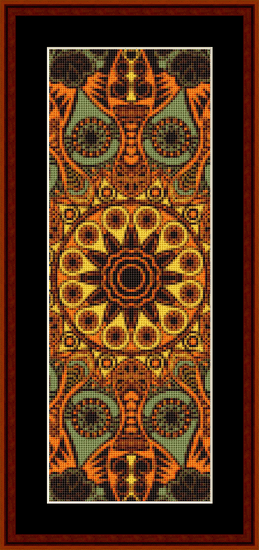 Fractal 523 Bookmark cross stitch pattern