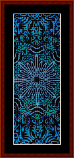 Fractal 526 Bookmark cross stitch pattern