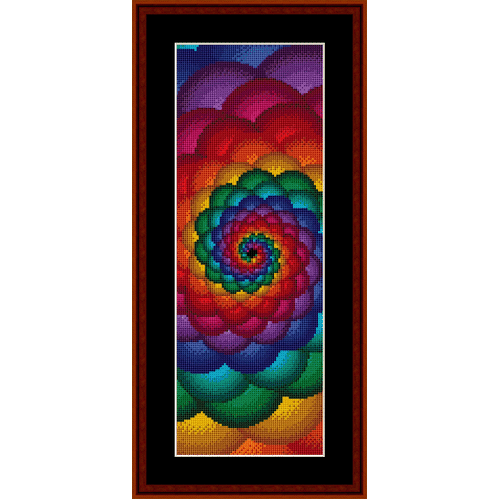 Fractal 53 Bookmark cross stitch pattern