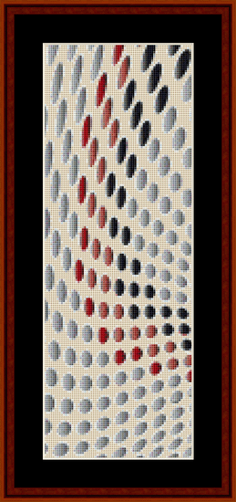 Fractal 548 Bookmark cross stitch pattern