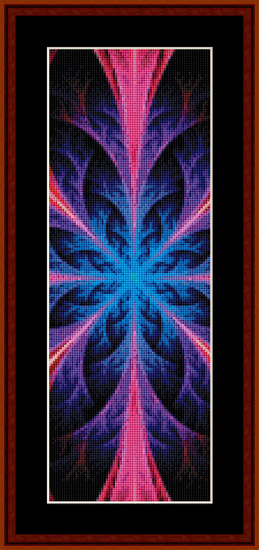 Fractal 550 Bookmark cross stitch pattern