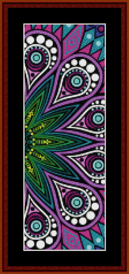 Fractal 587 Bookmark cross stitch pattern