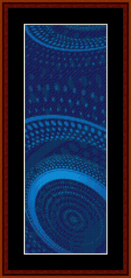 Fractal 588 Bookmark cross stitch pattern