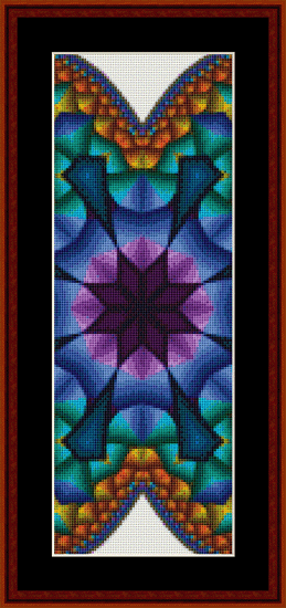Fractal 600 Bookmark cross stitch pattern