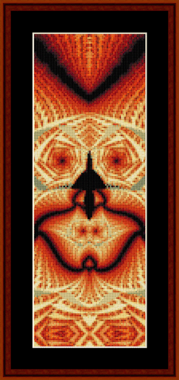 Fractal 618 Bookmark cross stitch pattern
