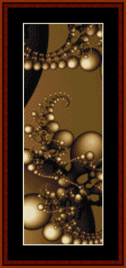 Fractal 619 Bookmark cross stitch pattern