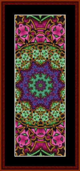Fractal 622 Bookmark cross stitch pattern
